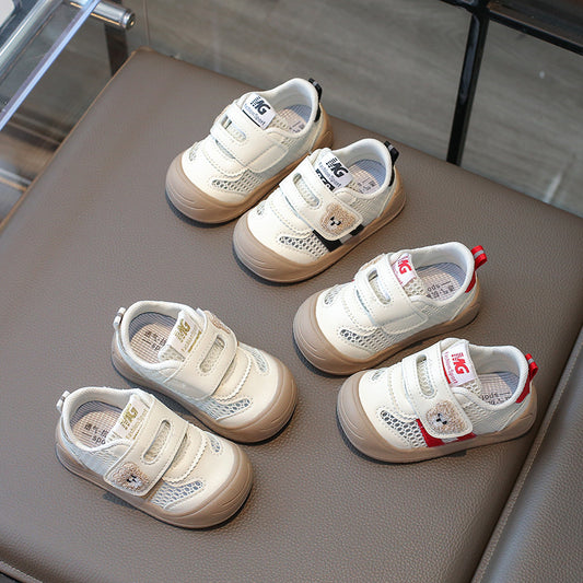 Children's Breathable Mesh Shoes Men's And Women's Soft Bottom Casual