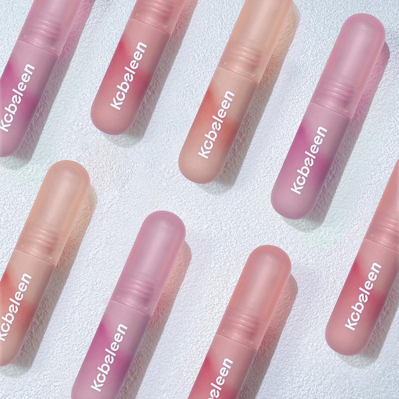 Colorful Lip Lacquer Velvet Matte Finish Gray Natural Nude Lipstick For Women