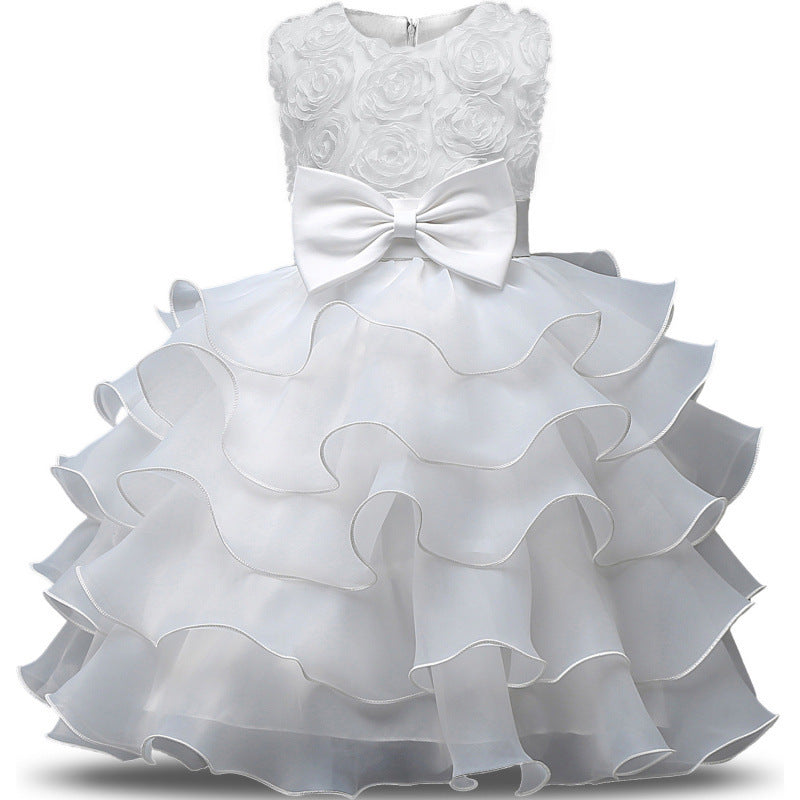 Baby Girl Dress Bridesmaid Wedding Party Children Clothing